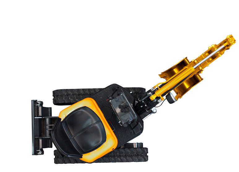 KATO 9VXE Minibagger kommt mit wenig Platz aus KATO 9VXE Minibagger