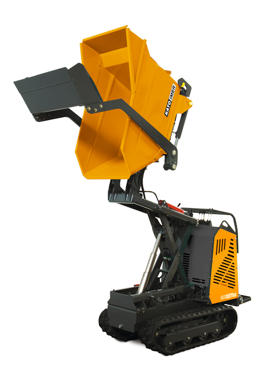 KATO Carry 107 ht Raupendumper Hochkipper KATO Carry 107 ht Raupendumper für leichteres Ausschütten der Kippmulde