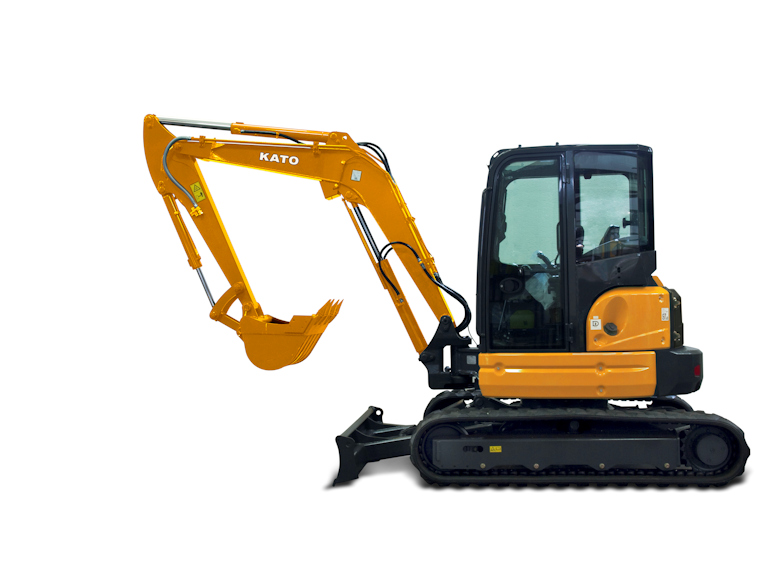 KATO 60 V4 Kurzheckbagger KATO 60 V4 Kurzheckbagger Seitenansicht