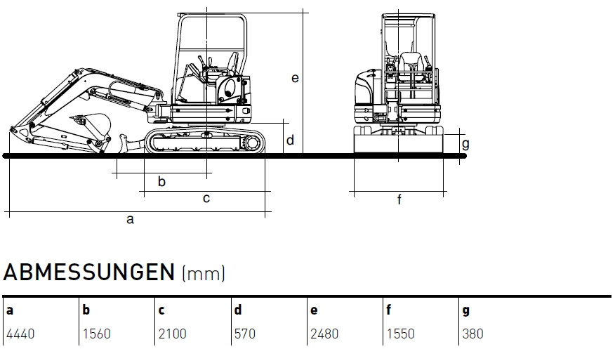 KATO 30 V4 Kurzheckbagger Diagramm