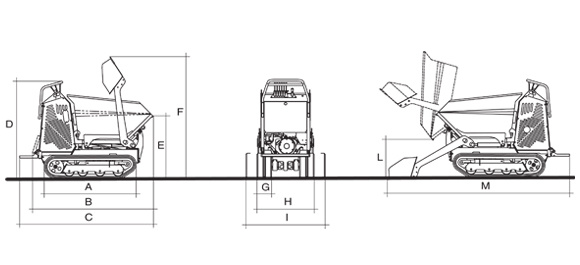KATO IMER Carry 107 ht Raupendumper-Hochkipper Diagramm KATO IMER Carry 107 ht Raupendumper-Hochkipper Diagramm